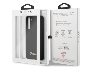 Гръб Guess Vintage Cover за Samsung Galaxy S21, Черен