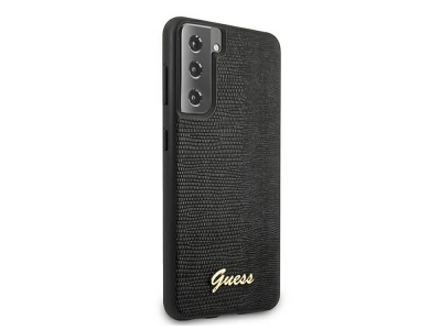 Гръб Guess  LIZARD COLLECTION за Samsung Galaxy S21, Черен