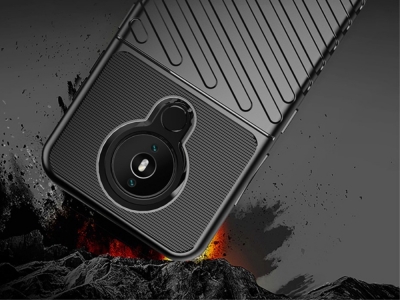 Силиконов Калъф Twill за Nokia 1.4, Черен