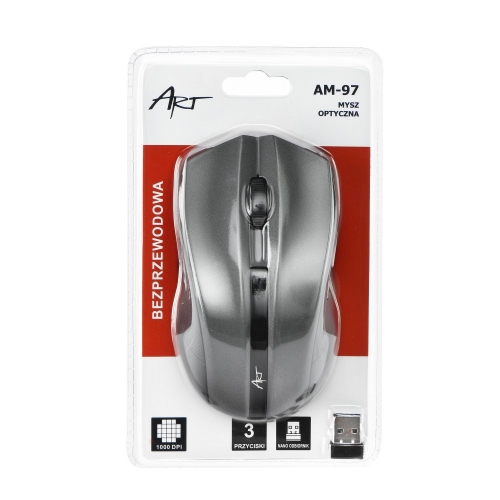 Безжична мишка Art USB AM-97, Сребрист