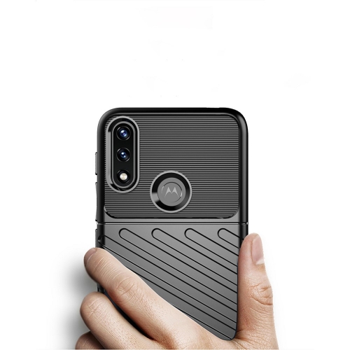 Силиконов калъф Thunder за Motorola Moto E7 Power / Moto E7i Power, Черен