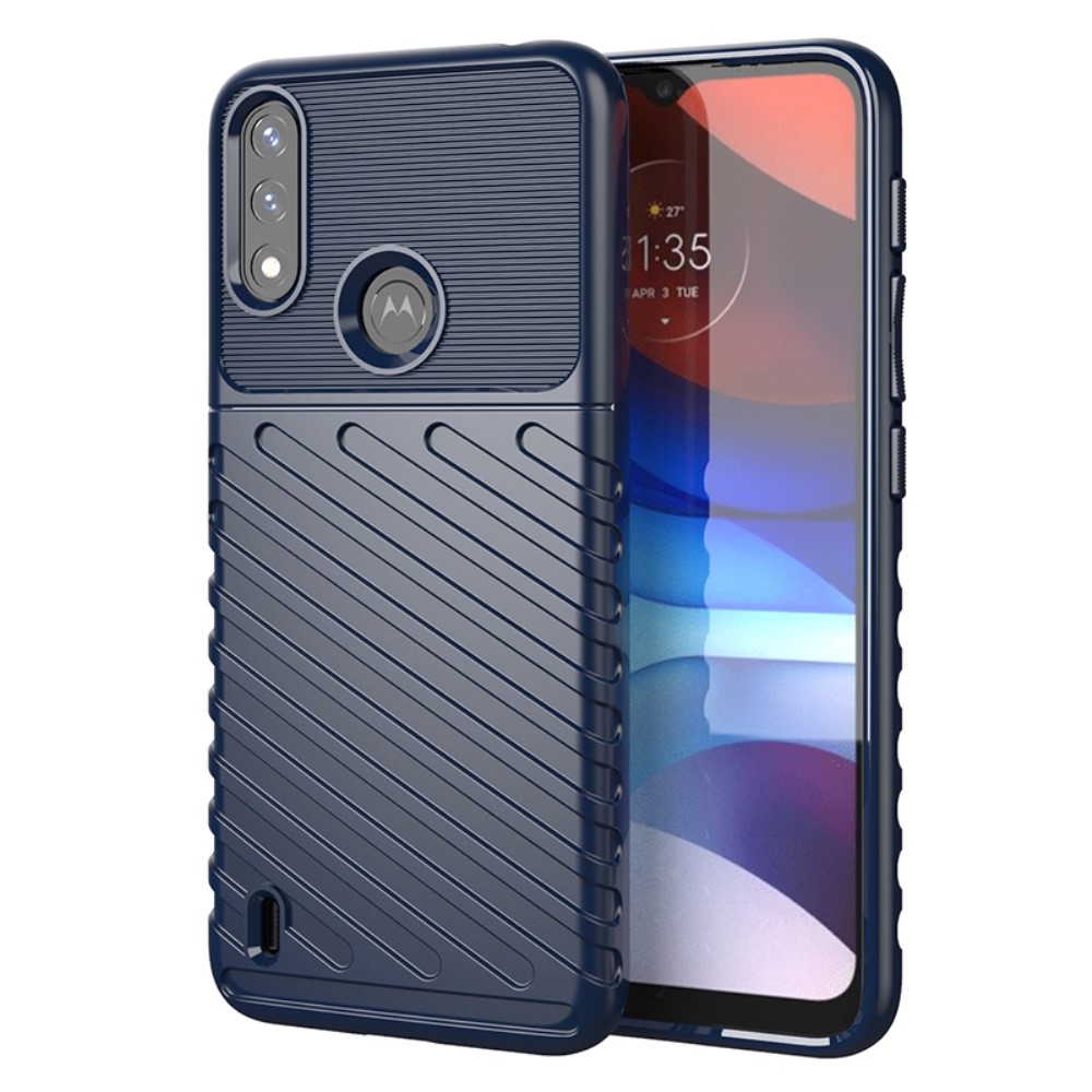 Силиконов калъф Thunder за Motorola Moto E7 Power / Moto E7i Power, Син