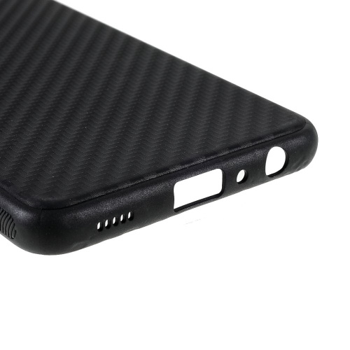 Силиконов калъф Carbon за Samsung Galaxy A22 4G, Черен