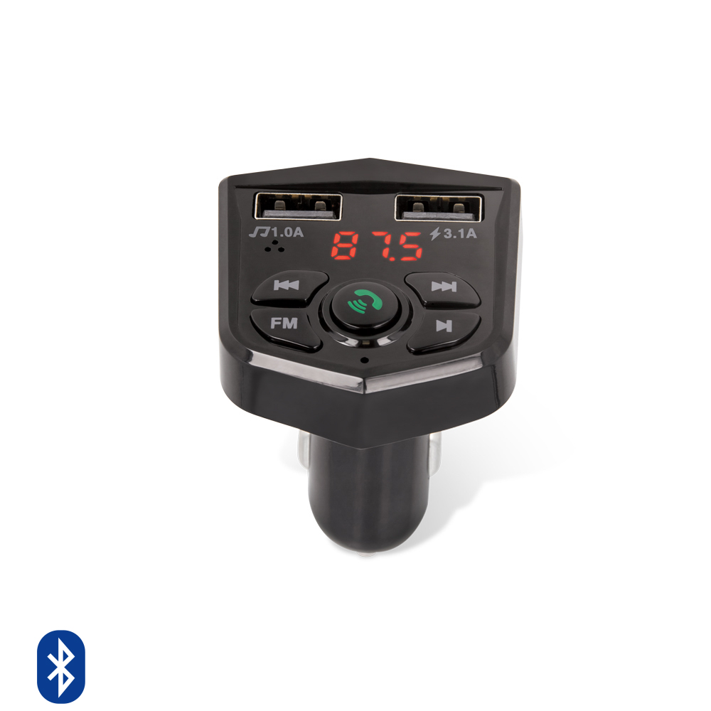 FM Трансмитер Bluetooth MXFT-02 , Черен
