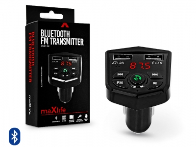 FM Трансмитер Bluetooth MXFT-02 , Черен