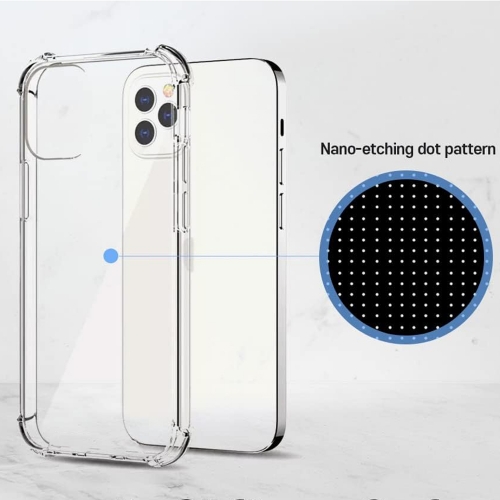 Силиконов калъф Drop Resistant за iPhone 12 Pro, Прозрачен