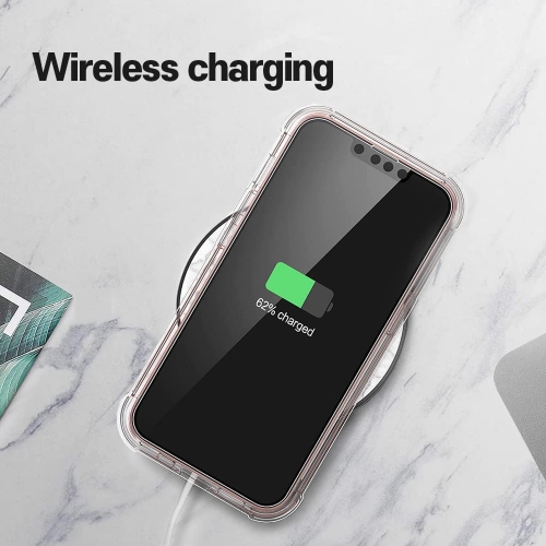 Силиконов калъф Drop Resistant за iPhone 12 Pro, Прозрачен