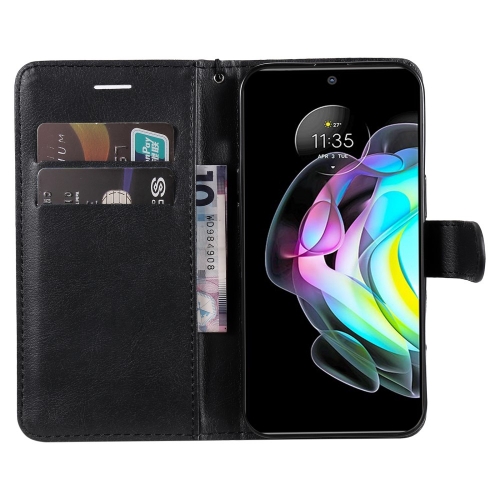 Калъф Тефтер за Motorola Edge 20, Черен