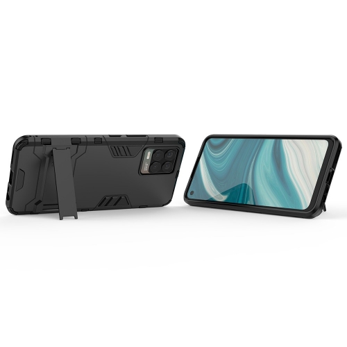Удароустойчив Калъф  Kickstand за Realme 8 4G, Черен