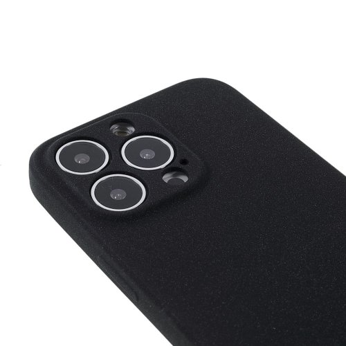 Силиконов калъф Wear-Resistant за iPhone 13 Pro Max, Черен 