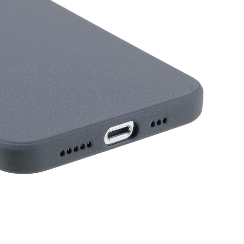 Силиконов Калъф Wear-Resistant за iPhone 13 Pro Max, Сив Мат