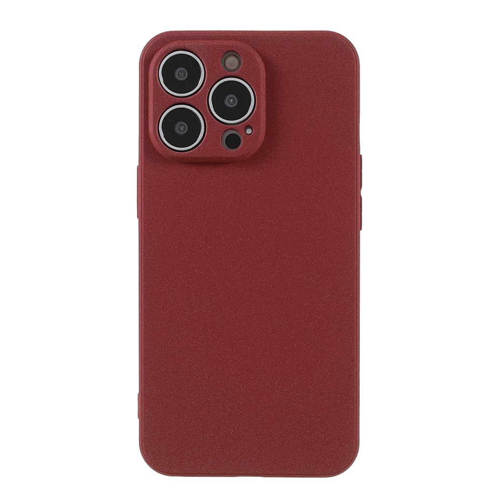Силиконов Калъф Wear-Resistant за iPhone 13 Pro Max, Червен Мат 