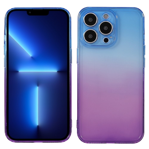 Силиконов калъф Camera Protection за iPhone 13 Pro, Синьо и Лилаво