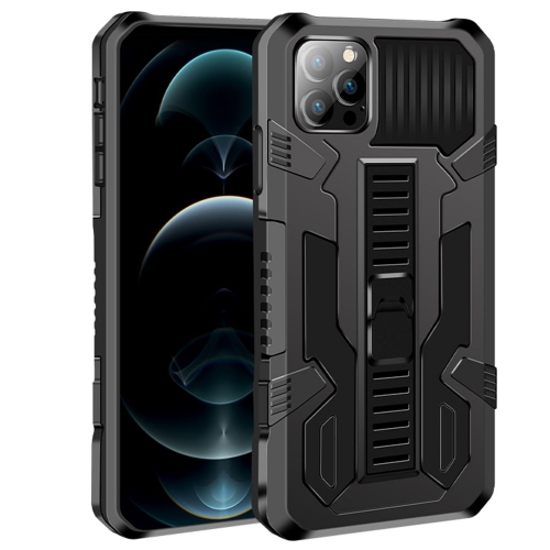 Удароустойчив Калъф Warrior  Kickstand за iPhone 13 Pro, Черен
