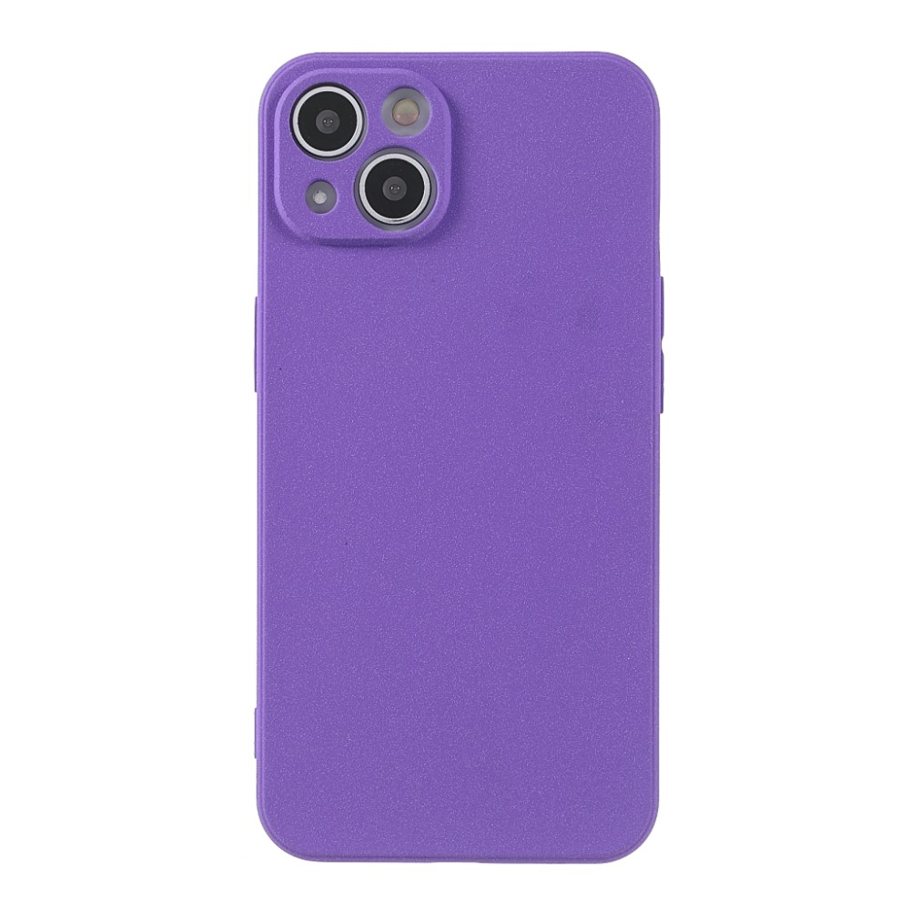 Матиран Силиконов Калъф Matte Wear-Resistant за iPhone 13 mini, Лилав