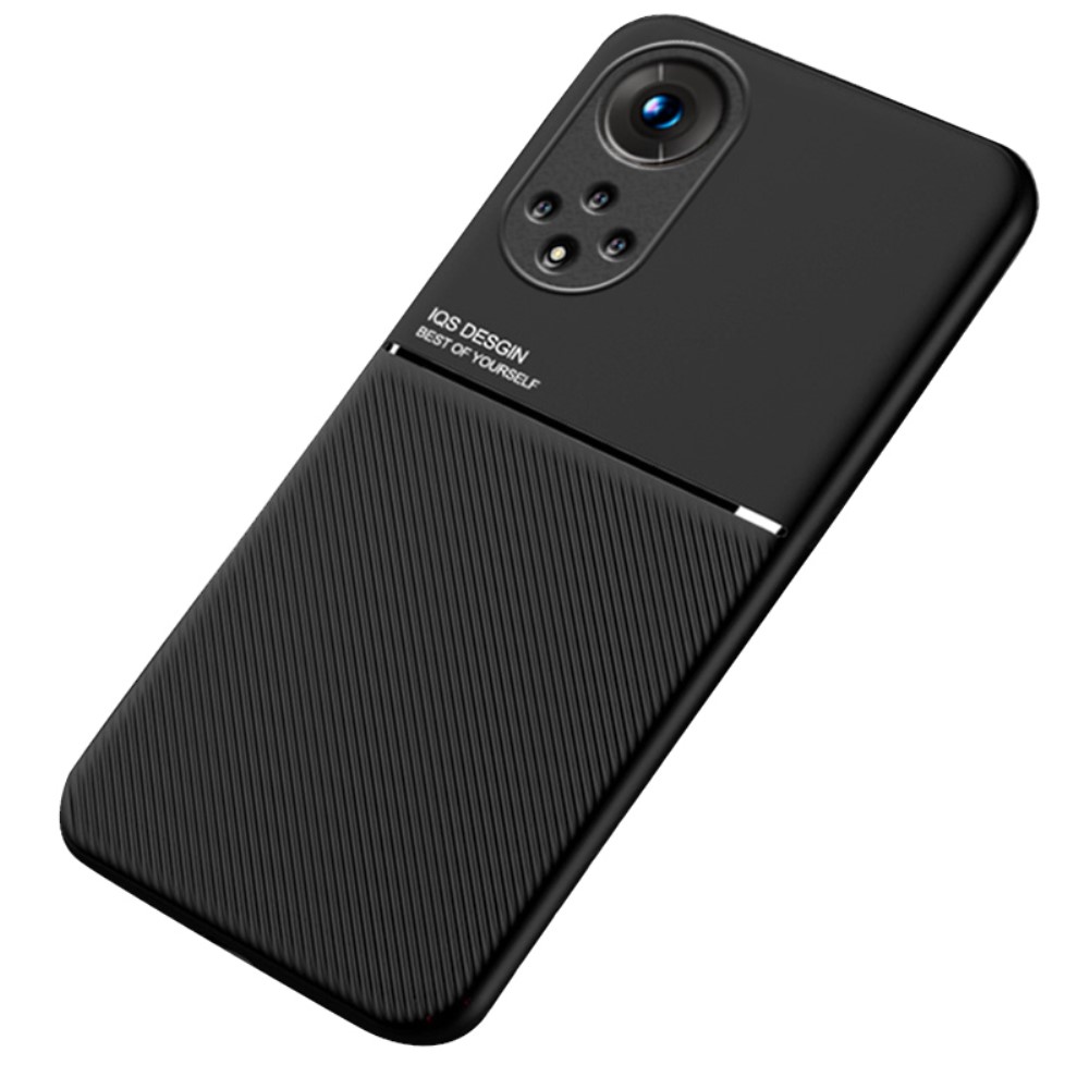 Силиконов калъф Leather за Huawei nova 9 / Honor 50, Черен