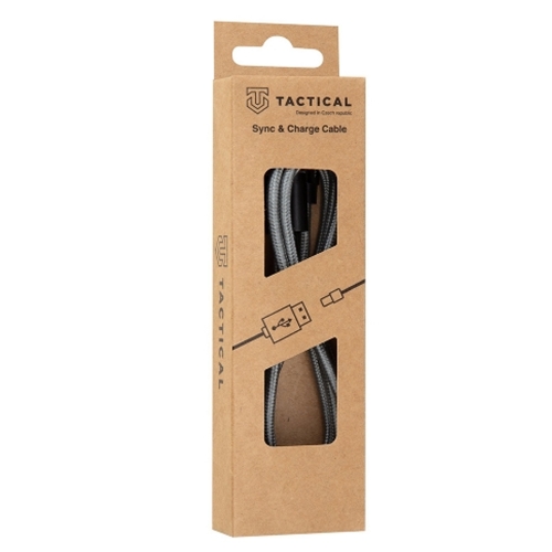 USB Кабел Tactical Fast Rope Kevlar USB-C към USB-C 100W 20V, 5A, 1m, Сив
