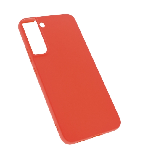 Силиконов калъф Matte за Samsung Galaxy S22 Plus, Червен