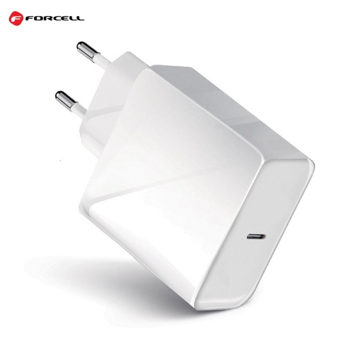 Зарядно 220V Forcell (type C socket) 3A, 45W PD QC 4.0 USB C