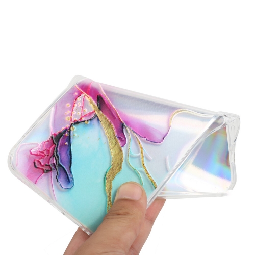 Силиконов калъф Marble за Samsung Galaxy S22 Ultra 5G, Зелен