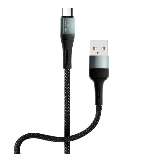 Кабел PRESTICO T10 от USB към TYPE C, 3.1A, Черен