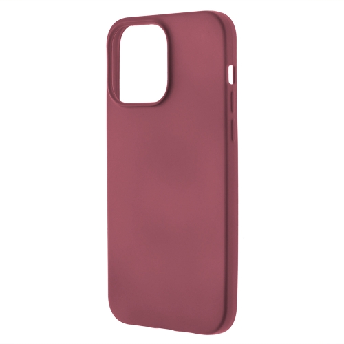 Силиконов калъф Level за iPhone 14 Pro Max, Тъмно червен