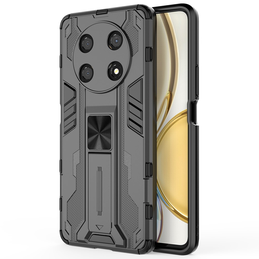 Удароустойчив гръб Vertical Kickstand за Honor X30 / X9 5G / Magic 4 Lite 5G, черен