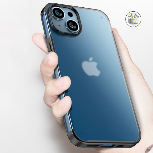 Удароустойчив Калъф Armor Light за iphone 14, Прозрачен-Син