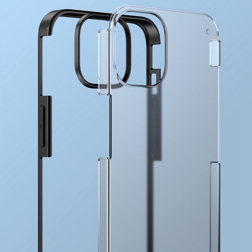 Удароустойчив Калъф Armor Light за iphone 14, Прозрачен-Син