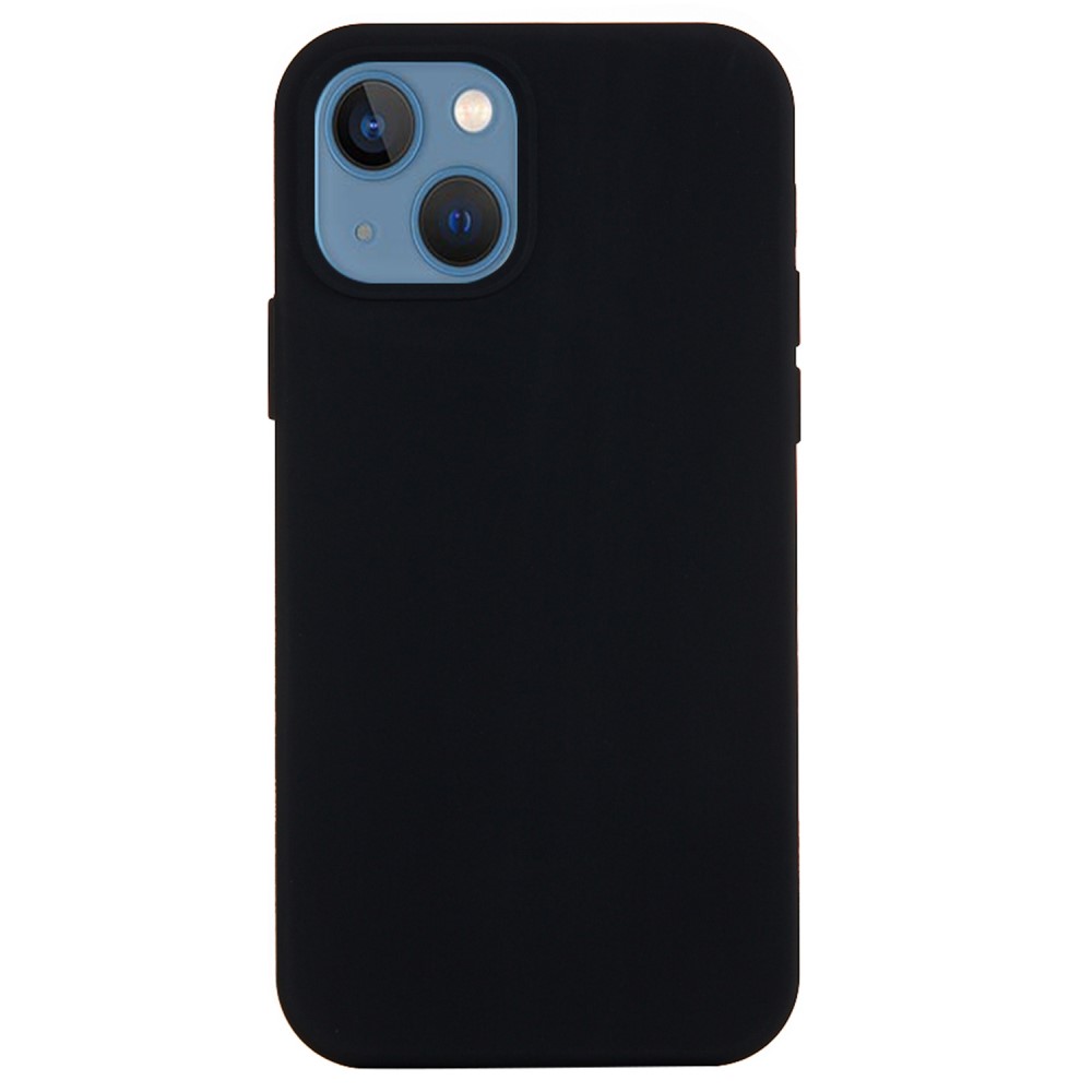 Силиконов калъф Anti-scratch за iPhone 14, Черен