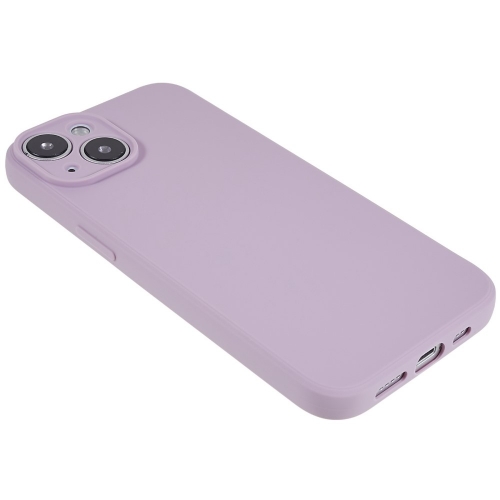 Силиконов калъф Matte за Iphone 14 Plus, светло лилав