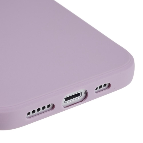 Силиконов калъф Matte за Iphone 14 Plus, светло лилав