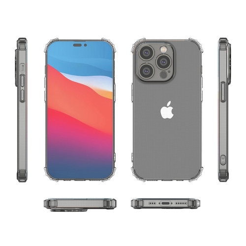 Силиконов калъф Drop-resistant за Iphone 14 Pro Max, прозрачен