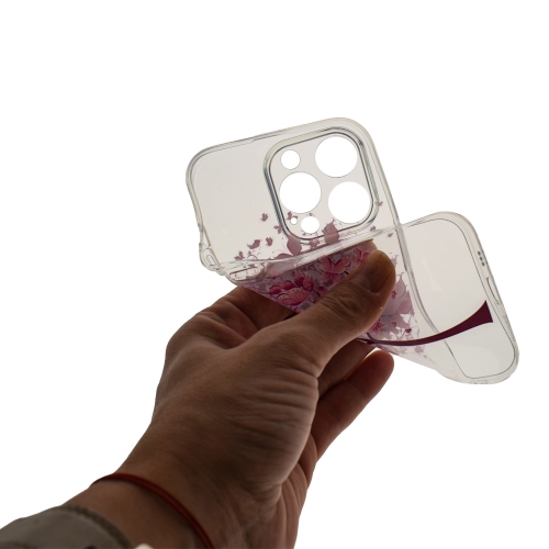 Силиконов калъф за iPhone 14 Pro, Дърво