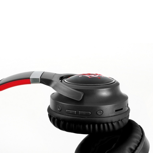Слушалки GJBY Bluetooth Headphones HZ-BT633, черно и червено