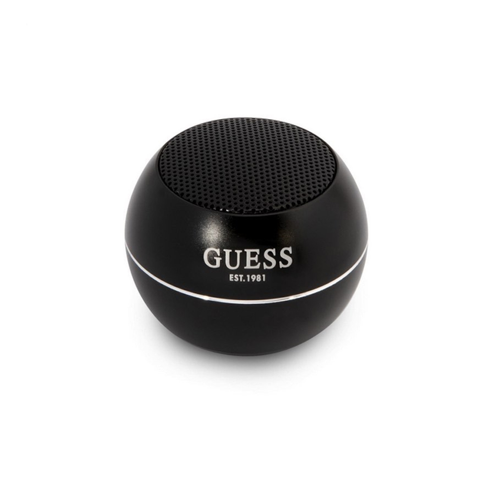 Преносима колонка GUESS Mini Bluetooth Speaker, 3W, 4H, черен