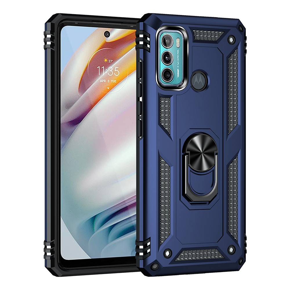 Удароустойчив калъф Hybrid за Motorola Moto G60/G40 Fusion, Син