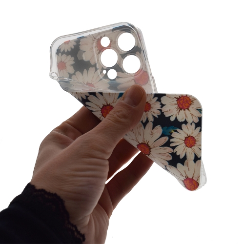 Силиконов калъф за iPhone 13 Pro, маргаритка