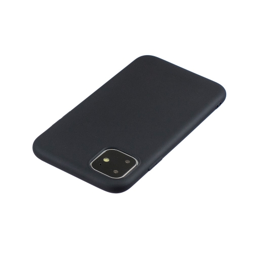Силиконов калъф Solid Candy за iPhone 11, Черен