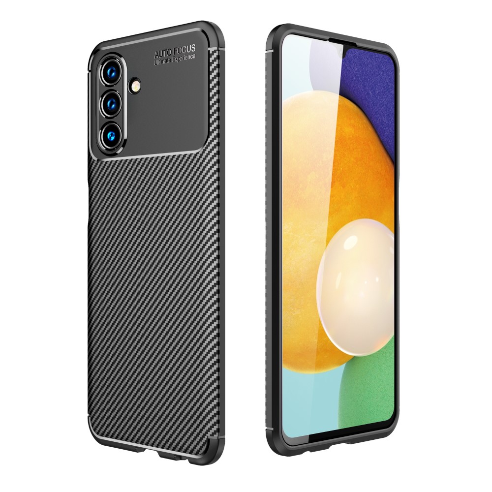 Силиконов Калъф Carbon Fiber Texture за Samsung Galaxy A13 5G / A04s 4G, черен 