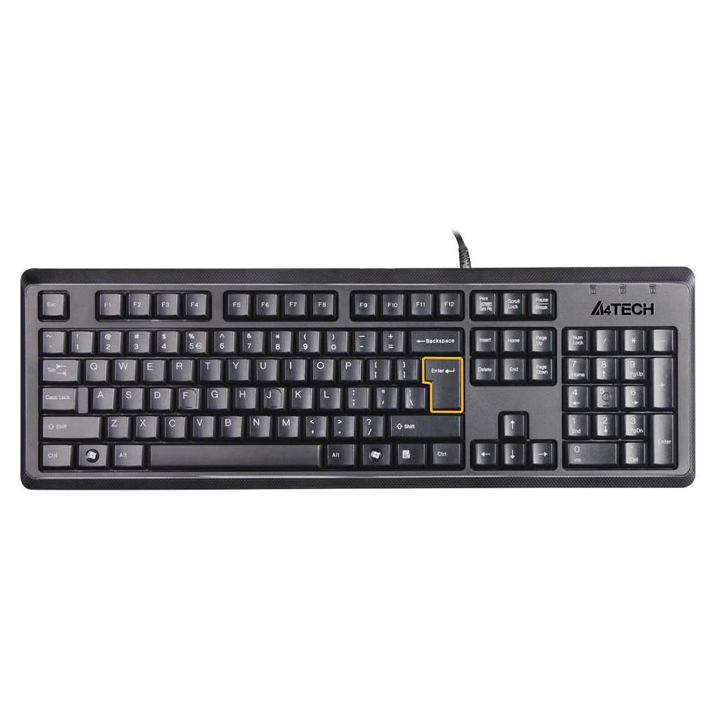 Клавиатура A4 KR-92 COMFORT USB, черен