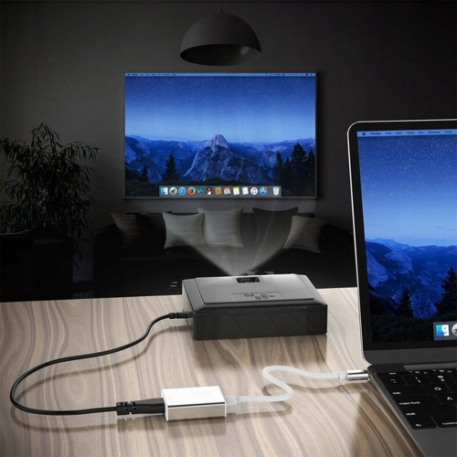 Адаптер Type C към HDMI 4K x 2K, Metal 0,25 m, бял