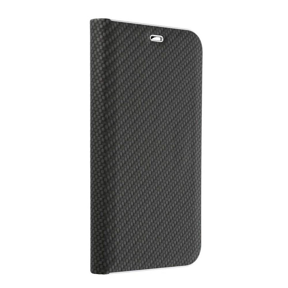 Калъф Тефтер Carbon Luna за Samsung Galaxy S23 Plus, черен
