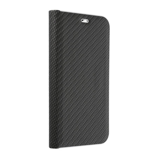 Калъф Тефтер Carbon Luna за Samsung Galaxy S23 Plus, черен