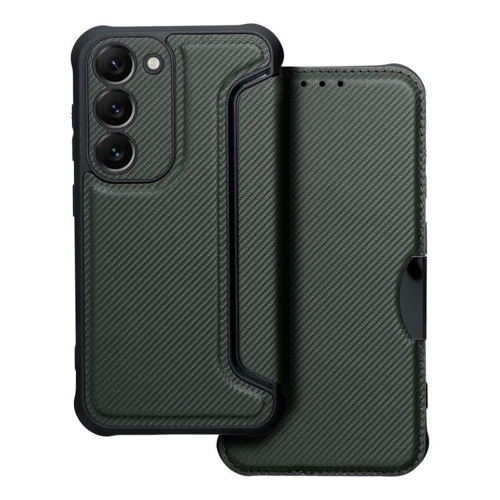 Калъф Тефтер Razor Book за Samsung Galaxy S23, тъмно зелен