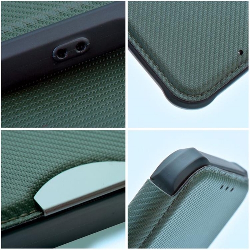 Калъф Тефтер Razor Book за Samsung Galaxy S23, тъмно зелен