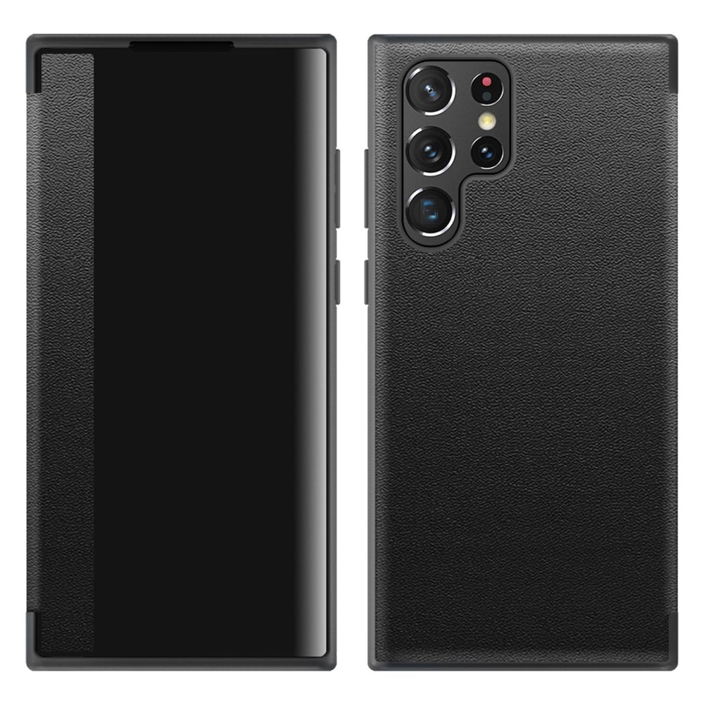 Калъф Тефтер Flip Cover за Samsung Galaxy S23 Ultra, черен
