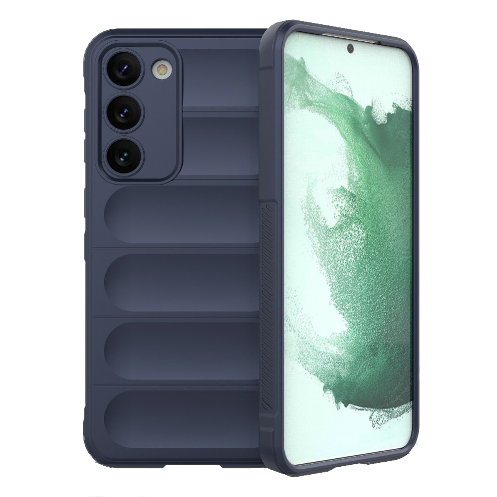 Силиконов калъф Wear-resistant за Samsung Galaxy S23 Plus, син