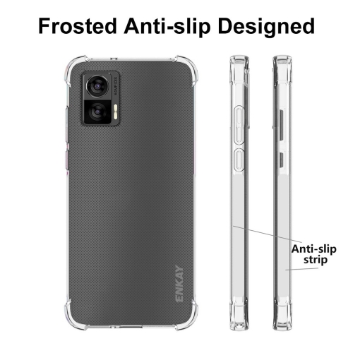 Силиконов калъф ENKAY HAT PRINCE за Motorola Edge 30 Neo 5G, Прозрачен