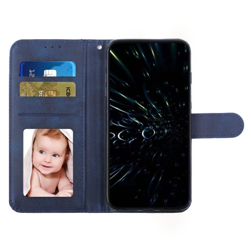 Калъф Тефтер Stitching за Motorola Edge 30 Neo 5G, Син